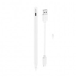 Hoco Penna Capacitiva Stylus Ipad Ios Anti Tocco Sensibile Bianca