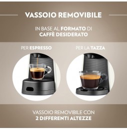 Lavazza A Modo Mio Tiny Eco Macchina da Caffè a Capsule 1450 Watt Rosa