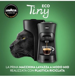 Lavazza A Modo Mio Tiny Eco Macchina da Caffè a Capsule 1450 Watt Nera