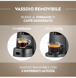 Lavazza A Modo Mio Tiny Eco Macchina da Caffè a Capsule 1450 Watt Nera
