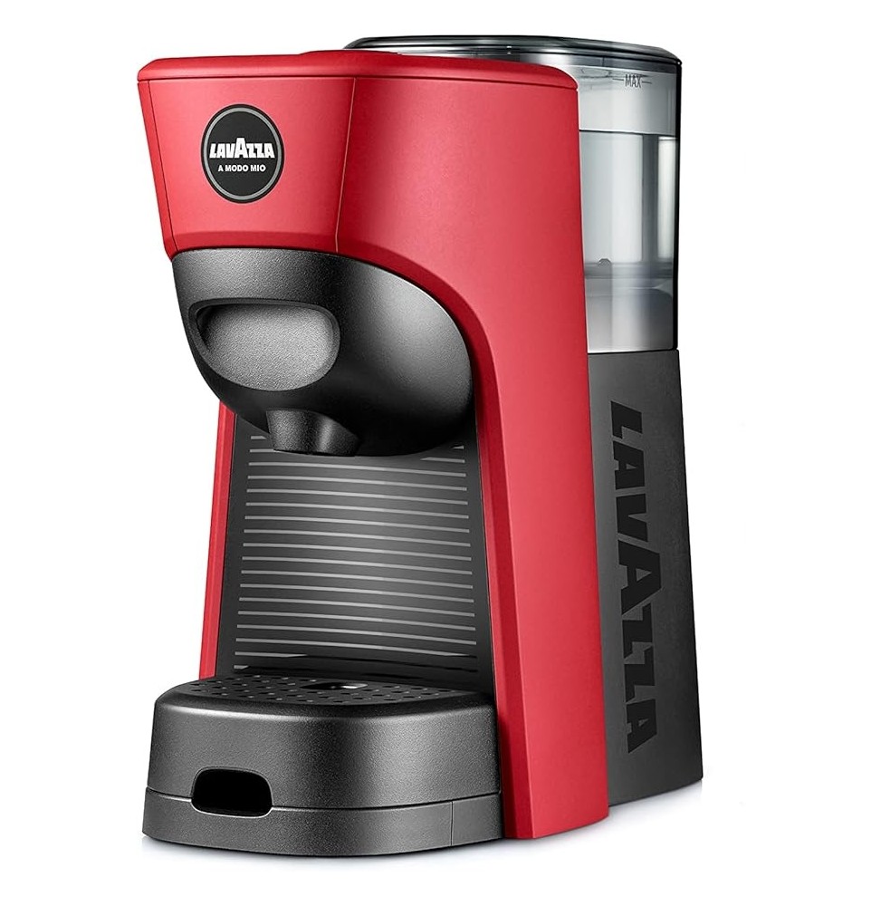 Lavazza A Modo Mio Tiny Eco Macchina da Caffè a Capsule 1450 Watt Rossa