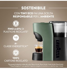 Lavazza A Modo Mio Tiny Eco Macchina da Caffè a Capsule 1450 Watt Verde
