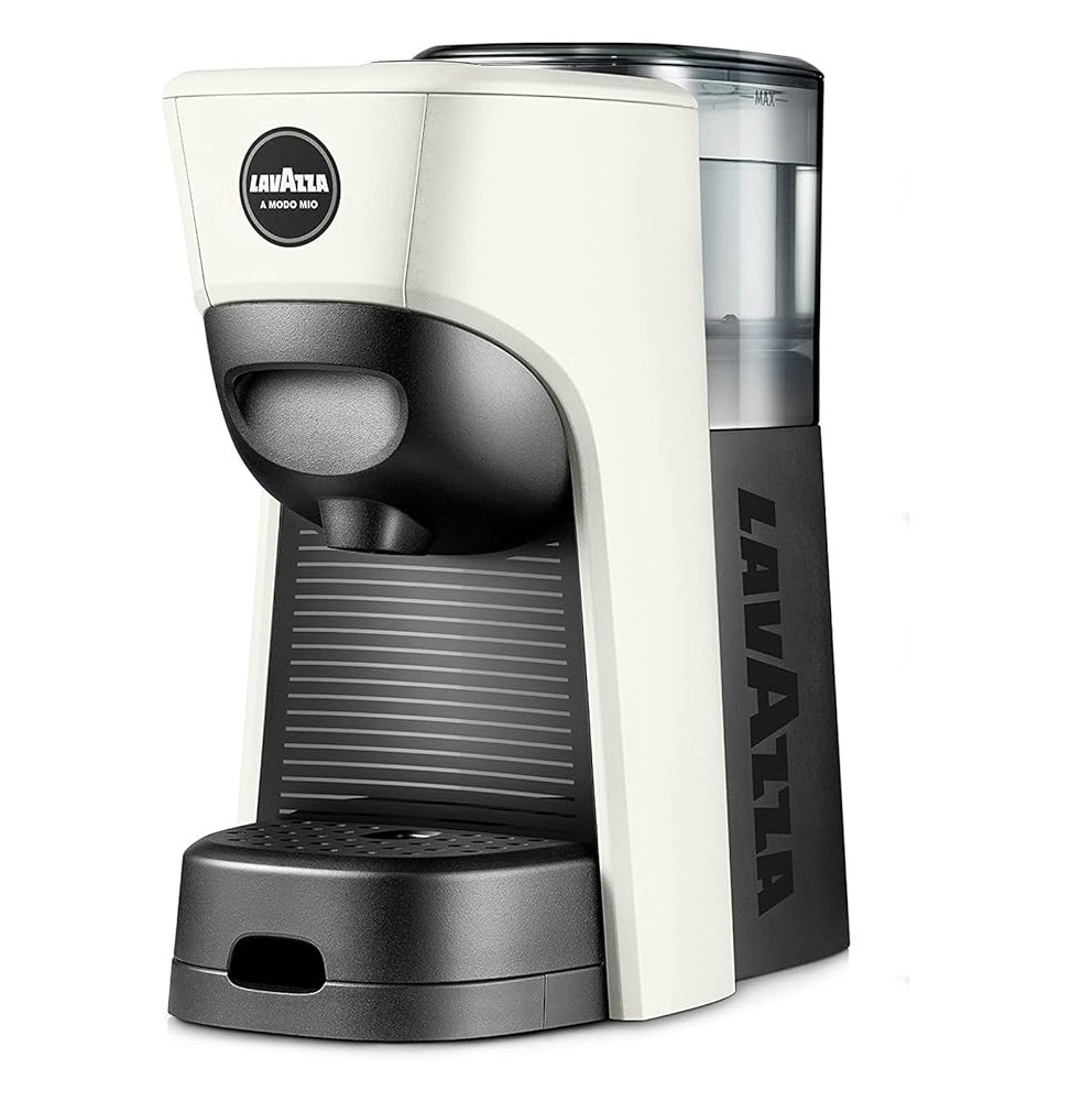 Lavazza A Modo Mio Tiny Eco Macchina da Caffè a Capsule 1450 Watt Bianca