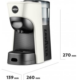 Lavazza A Modo Mio Tiny Eco Macchina da Caffè a Capsule 1450 Watt Bianca