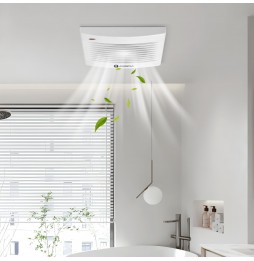 Aigostar Ventola Aspirazione Odori Bagno Cucina Casa 11W Foro 100/110mm