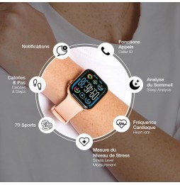 BIG BEN SMARTWATCH Bluetooth® UOMO DONNA SPORT FITNESS CHIAMATE 45MM CARDIO
