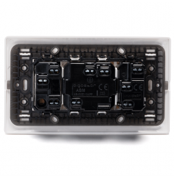 Aigostar Placca Placchetta Completa 1 Prese Bipasso 1 Shuko 1 Interruttore 504