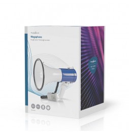 Nedis Megafono Professionale 25W 120dB con Microfono Staccabile 1500m
