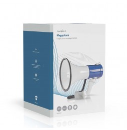 Nedis Megafono Professionale 25W 120dB con Microfono Staccabile 1500m