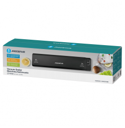 Aigostar Macchina Sottovuoto Alimenti 110W Sigilla Sacchetti Professionale Nero