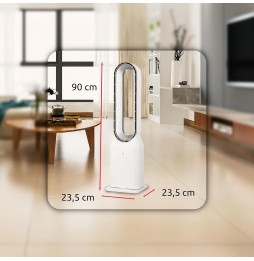 Melchioni Family MF2519BLS Ventilatore Senza Pale 3 Velocità Oscillazione 50W