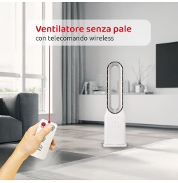 Melchioni Family MF2519BLS Ventilatore Senza Pale 3 Velocità Oscillazione 50W