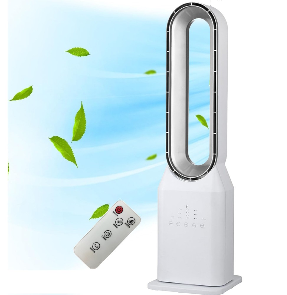 Melchioni Family MF2519BLS Ventilatore Senza Pale 3 Velocità Oscillazione 50W