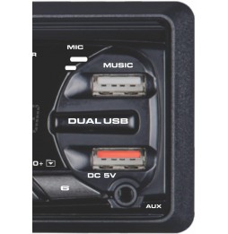 New Majestic DAB-445 BT Autoradio Bluetooth 1 DIN Radio FM DAB+ Mp3 USB