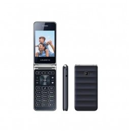 Majestic WAVE Telefono GSM Flip 2.8" con Fotocamera LED Notifiche Bluetooth Nero