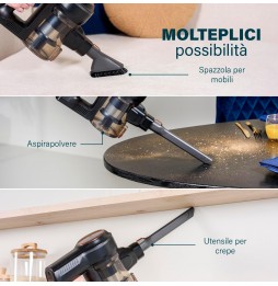 Princess Scopa Aspirapolvere Senza Fili Cordless 220w 22,2v Senza Sacco