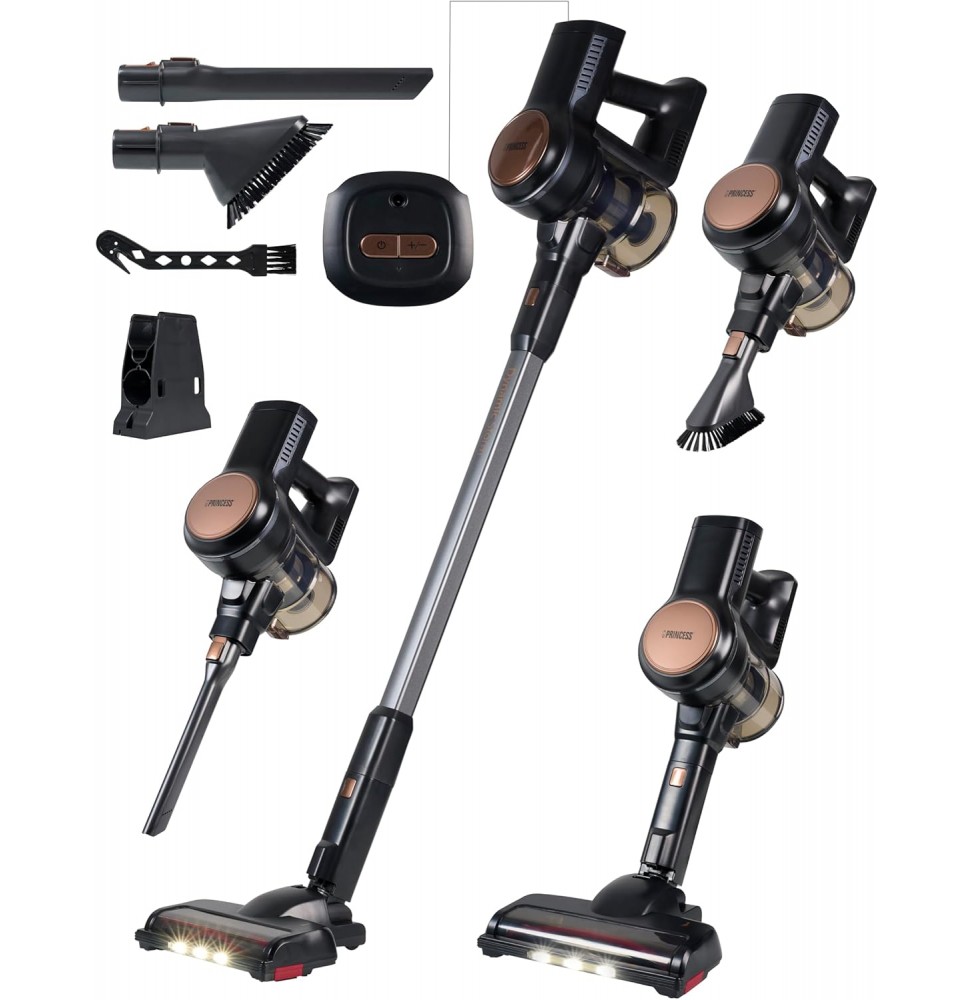 Princess Scopa Aspirapolvere Senza Fili Cordless 220w 22,2v Senza Sacco