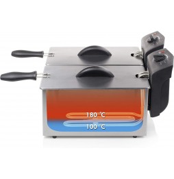 Tristar Fr-6937 Friggitrice Ad Olio 6 Litri In Acciaio Inossidabile 3600 Watt