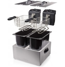 Tristar Fr-6937 Friggitrice Ad Olio 6 Litri In Acciaio Inossidabile 3600 Watt