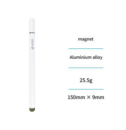 Unico Penna Capacitiva per iPad 2018+ Stilo USB-C Punta POM 1.5mm Alluminio