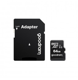 GOODRAM Scheda di memoria microSD 64 GB 100 MB/s classe 10 UHS adattatore SD