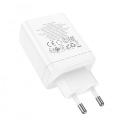 Hoco N33 Caricatore Muro 35w Dual Usb C Usb A Pd Qc Pps Pro