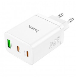 Hoco N33 Caricatore Muro 35w Dual Usb C Usb A Pd Qc Pps Pro