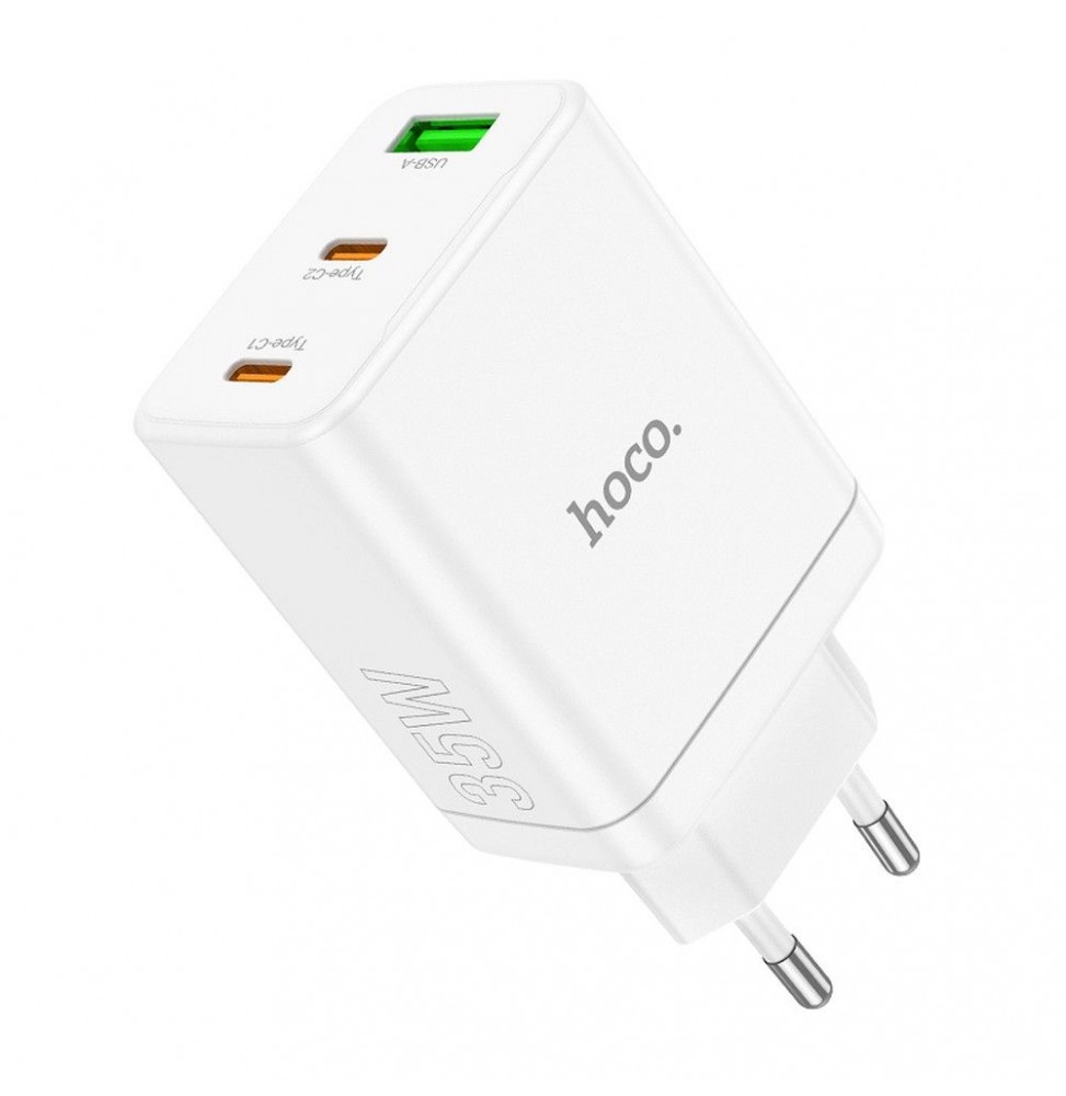 Hoco N33 Caricatore Muro 35w Dual Usb C Usb A Pd Qc Pps Pro