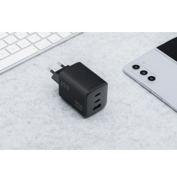 BLUE STAR CARICATORE RAPIDO UNIVERSALE  65W GaN 2 USB C + USB A QC4.0 PD 4A