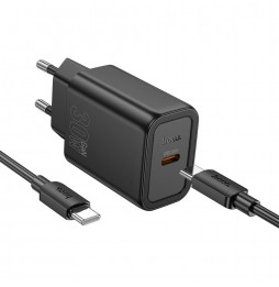 Hoco N62 Caricatore Muro 30w Usb C Pd Qc Cavo...