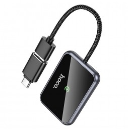 Hoco  Adattatore CarPlay Wireless Hoco HU1 Nero USB A / USB C