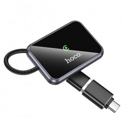 Hoco  Adattatore CarPlay Wireless Hoco HU1 Nero USB A / USB C