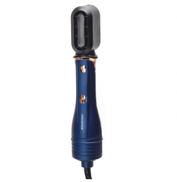 Aigostar Kit Spazzole Aria Calda 1200W 3in1 Styling Professionale Blu Oro 3 Pezzi