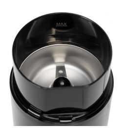 Aigostar Macinacaffè Elettrico 150W Lame Inox 70g Nero Trasparente Compatto