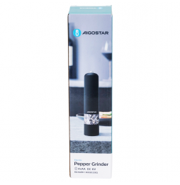 Aaigostar Macina Pepe e sale Elettrico a Batteria Pulsante One Touch Luce Led