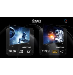 Graetz TV 40″ Smart GR40T2940 2K FULL HD HDR10 Tizen By Samsung
