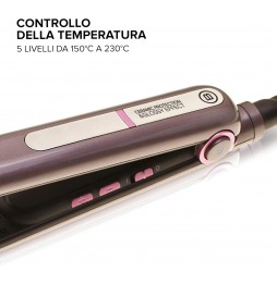 Imetec Bellissima B9-300 Piastra Ceramica 5 Temperature 150-230°C Warm Grey