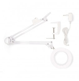 Nedis Lampada da Tavolo con Lente d’Ingrandimento 3 Diottrie 6500K 6W 700 lm