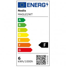 Nedis Lampada da Tavolo con Lente d’Ingrandimento 3 Diottrie 6500K 6W 700 lm