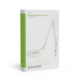 Nedis Lampada da Tavolo con Lente d’Ingrandimento 3 Diottrie 6500K 6W 700 lm