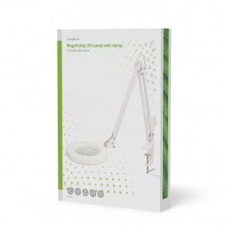 Nedis Lampada da Tavolo con Lente d’Ingrandimento 3 Diottrie 6500K 6W 700 lm