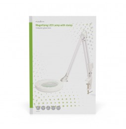 Nedis Lampada da Tavolo con Lente d’Ingrandimento 3 Diottrie 6500K 6W 700 lm
