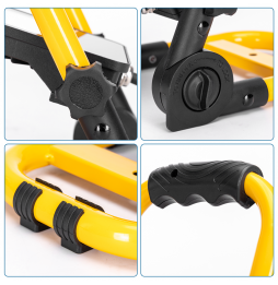 Aigostar Faretto da Cantiere LED 10W Pressofuso IP65 Cavo 1,8 Metri  6500K