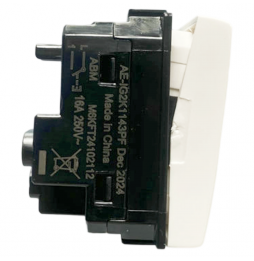 Aigostar Pulsante Bianco Serie ABM 16A Compatibile BTicino Matix