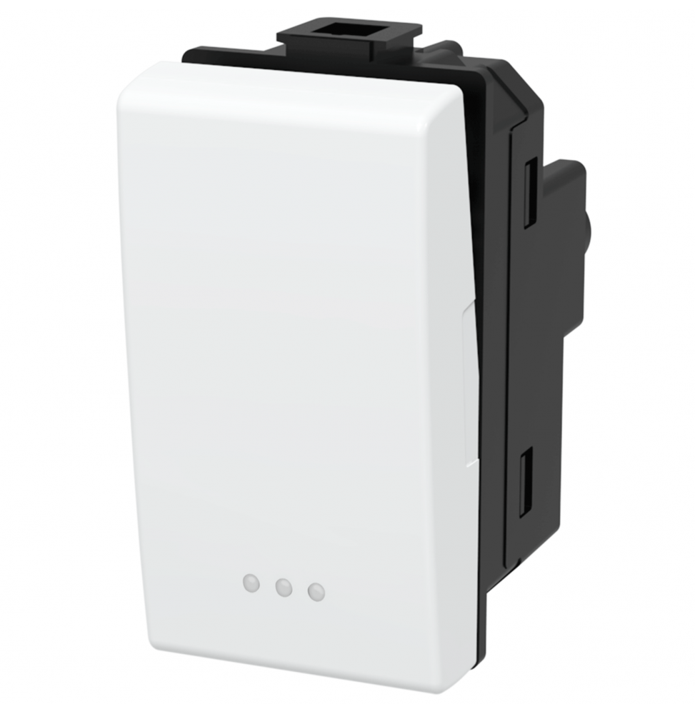 Aigostar Interruttore Unipolare Bianco Serie ABM 16A Compatibile BTicino Matix