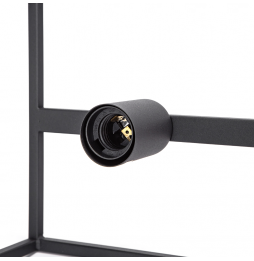Aigostar Lampadario A Sospensione 5 Luci E27 Max 200W Nero Industriale