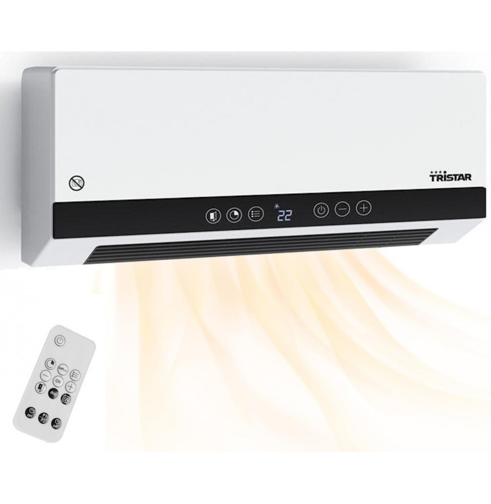 Tristar Ka-5210 Termoventilatore Ceramico Caldo Bagno Stufa Da Parete 2000 Watt