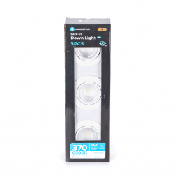 Aigostar faretti LED E6 incasso orientabili 3 pz 5W 6500K luce fredda