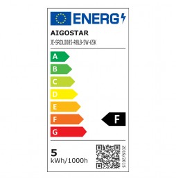 Aigostar faretti LED E6 incasso orientabili 3 pz 5W 6500K luce fredda