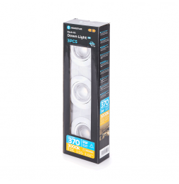 Aigostar faretti LED E6 incasso orientabili 3 pz 5W 3000K luce calda